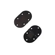 Solid Brass Butler Tray, Folding Table Hinge, 2-1/2" x 1-1/2" x 3.0 mm, Matte...