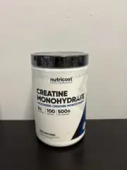 Micronized Creatine Monohydrate Powder 500g - 100 Servings - Unflavored (115)