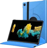 Samsung Galaxy Tab S6 Lite Case 10.4 inch (2020/2022) | Premium PU Leather with Auto Wake/Sleep Feature | KONDUWANA Tab S6 lite 360° Rotate Cover (Light Blue)