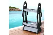 Seamanship Fishing Rod Holder 16 Storage Rack Fishing Pole Stand Garage Organizer Holds