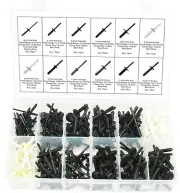 Swordfish 60390 - 235pc Universal Automotive Nylon Rivet Assortment (for: Chrysler)