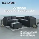 Outdoor Furniture Set PE Wicker Garden Modular Lounge Sofa Set