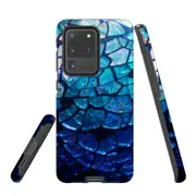 For Samsung Galaxy S20 Ultra Case Armour Cover, Blue Mirror