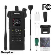 HAMGEEK APX-8000 12W Dual Band Radio VHF UHF Walkie Talkie Dual PTT+Microphone