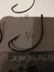 100x5/0 WIDE BIG GAP FISHING HOOKS CHEMICALLY SHARPENED $22
