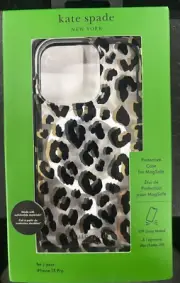 Kate Spade Hardshell Case for MagSafe for iPhone 15 Pro - City Leopard