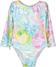 [Flap Happy] Baby Girl's UPF 50+ Charlie L/S Rash Guard Swimsuit