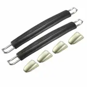 Luggage Handle, 203mm Length Strap Grip Replacement for Suitcase Case Black 2Pcs
