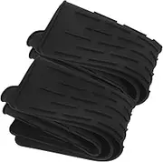 EXHUMKY 2Pcs Silicone Heat Resistant Trivet Mat Reusable Pot Holder for Kitchen Counter Non Slip Insulation Pads Easy to Clean Compact Design for Hot Pots and Dishes