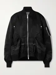 [Sacai] Sacai - Shell Bomber Jacket - Black - 1 1 Black