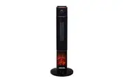 Heller 2000W Ceramic Fan Heater with Flame Effect (HCF2000)
