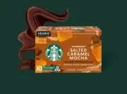 Rare New 10c Kcup Limit Edition Starbucks Salted Caramel Mocha Coffee Pod Mother