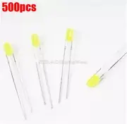 500Pcs Led 3Mm Yellow Light Super Bright Yellow Color Diffused Ic New em