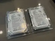 2TB Total 2 PACK of Seagate 1 TB ST31000340NS1 SATA 3GB sec Barracuda