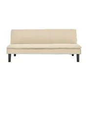New Sarantino 3 Seater Sofa Bed Lounge Couch Modular Home Furniture Linen Beige