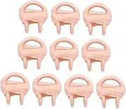 10pcs Swimming Nose Clip Nose Protector Nose Clip with Lanyard Swimming Accessories