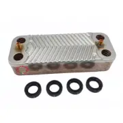 WATER EXCHANGER 14 PLATES WITH GASKETS COMPATIBLE WITH ARISTON 61302409-01 CHAFF