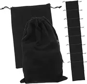 CORHAD 2sets Ski Goggle Case Dark Cover for Snow Goggles w Drawstring Closure 10pcs*2