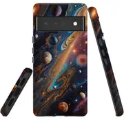 For Google Pixel 6 Pro Tough Protective Cover, Planets Of The Universe