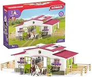 Schleich Horse Club, 44-Piece Playset, Horse Toys for Girls and Boys 5-12 Years Old Riding Center with Rider and Horses