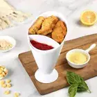 2 in 1 French Fry Holder Sauce Cups Snack Cup Accessories Dipping Cup Home