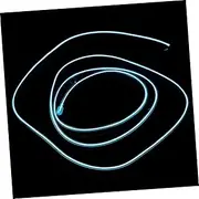 TINEASUR Neon Lights Car Neon Light Ambient Glow in The Dark Rope Car Interior Decoration Abs White