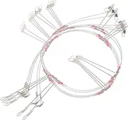 Fishing Gear Set 1 Set of Stainless Steel Wire Balance Leaders for Tracer Rigs Sea Fishing