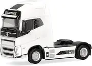 Herpa Truck Model Volvo FH GL XL 2020 Electric Tractor, White, Miniature in Scale 1:87, Collectible, Made in Germany, Plastic