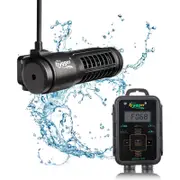 Hygger Cross-flow Wave Pump 12W - Black - Black | One size | HG-070-12W