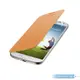 Samsung三星 原廠Galaxy S4 i9500專用 側翻式皮套 /翻蓋書本式保護套 /摺疊翻頁 - 橘色
