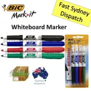 Genuine BIC Mark-it Bullet Point Whiteboard Markers Pen Fine Tip set white board
