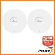 TP-Link EAP673 2 Pack AX5400 Wireless Ceiling Mount Access Point WiFi6 2.5G PoE+