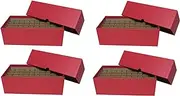 Coin Roll Box for 50 Rolls or Tubes of Cents by Guardhouse Four Pack