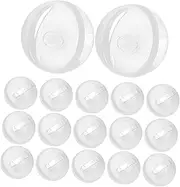 VINTORKY 30Pcs Clear Rattle Balls for DIY Doll Crafts Safe Plastic Inserts for Noise Maker Rattle Bells for Development Creative Fun for Pet and Play