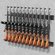JBBTOOL Gun Rack, Adjustable Gun Racks for Wall, Heavy Duty Gun Rack Wall Mount Hold up to 160 Lbs, Indoor RifleRack Vertical Display Stand with Soft Padding, Space-Saving Gun Storage