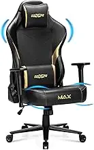 Douxlife Gaming Chair Big and Tall 400lb Max, Large Size Cushion High Back Ergonomic Office Chair for Adults, Computer Chair with 3D Armrests,Removable Headrest & Lumbar Support,160°Reclining