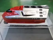 NEW Tyco TCR chassis NEW Santa-Fe Turbo Train Cab ( Something Different)