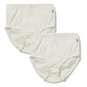 2PK Bonds Hestia Heroes Full Briefs Womens Underwear Undies Panties Cream W10072 Ladies