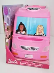 Barbie Dream Camper Bubble Maker 2021 ~ Lights Up, Plays Music, Blows Bubbles
