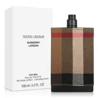 在飛比找PChome24h購物優惠-Burberry 倫敦男性淡香水-Tester(100ml)