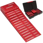 Metric Setup Blocks Height Gauge Set 15pcs Precision Aluminum Setup Bars Guag...