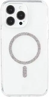 3sixT Galaxy Impact Zero Protective Case for iPhone 14 Pro Max, Clear/Glitter
