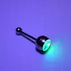 LED Light up Tongue Piercing - Glow Rave Tongue Ring