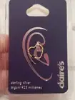 NWT Claire's Daith Ear Piercing Heart Shape Earring 20G/0.8mm