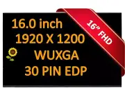 5D10V82535 Lenovo 16" WUXGA FHD+ Non-Touch Replacement LCD Laptop Screen Panel