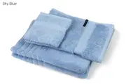 Jaspa Herrngton Egyptian Cotton BATH TOWELS – ACCESSORY PACK - Sky Blue