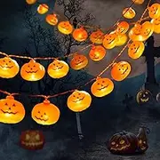 Halloween Decorations 9Ft 20LED Pumpkin String Lights