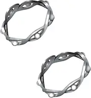 [DARSHRAJ] Jewellers Pure Silver Toe Ring 925 Sterling Silver White 18-20 mm Size, Mid Finger Ring (Bichhiya), Elegant and Eye-Catching, Lightweight, Safe for Skin and Comfortable Toe Ring For Women,
