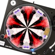 Dracula On Drugs Slipmat Turntable 12" for DJ Vinyl LP Audiophile