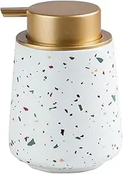 Ceramic Bathroom Hand sanitizer sub-Bottling Hotel Shampoo Shower Gel Conditioner Disinfectant Press Bottle (Size : Cone)